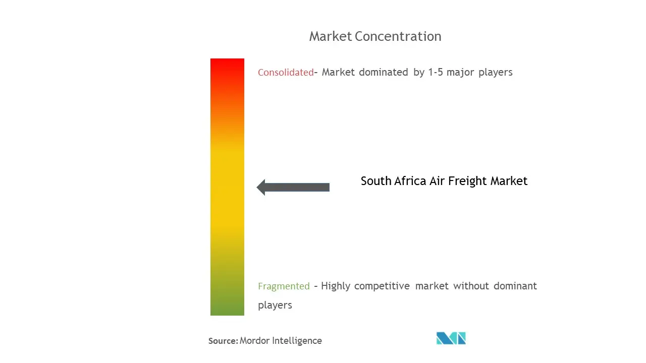 South Africa Air Freight Market  Concentration