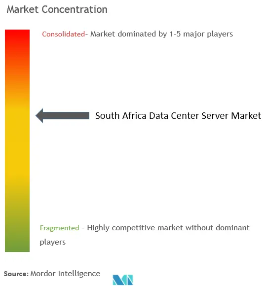 South Africa Data Center Server Market Concentration