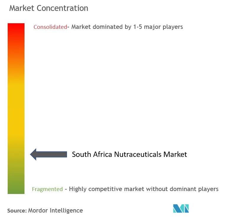 South Africa Nutraceuticals Market Concentration