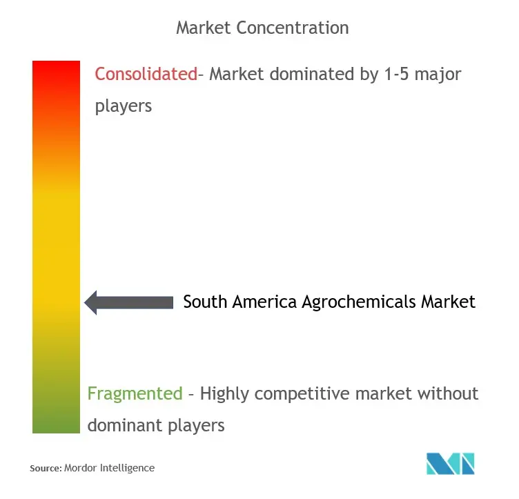 Südamerika AgrochemikalienMarktkonzentration