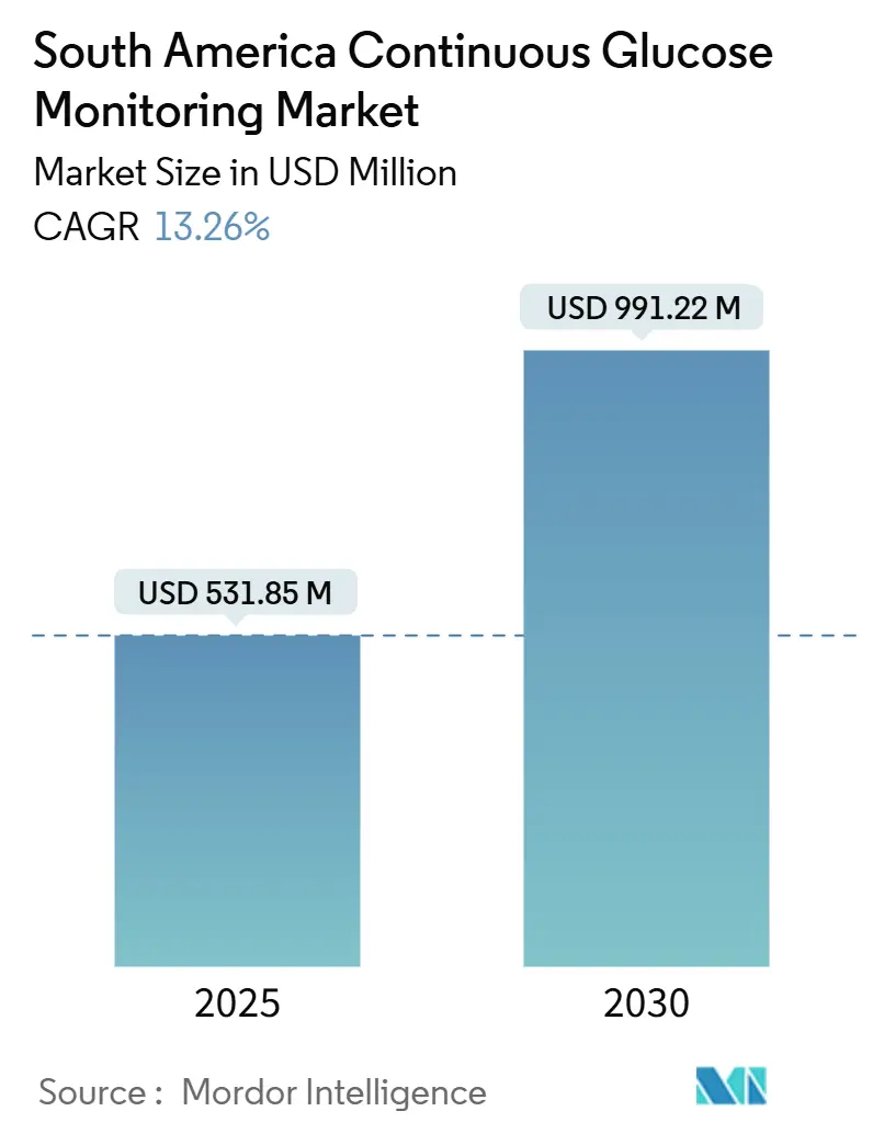 South America Continuous Glucose Monitoring Market (2025 - 2030)