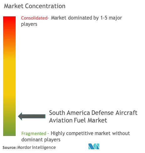 Saouth America Defense Aircraft Aviation Fuel Market - Market Concentration.png