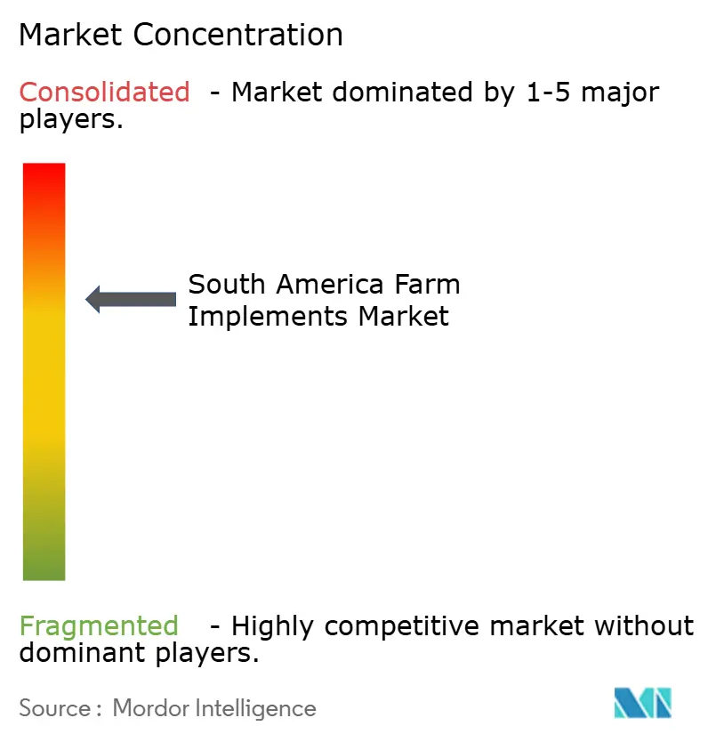 South America Farm Implements Market Concentration