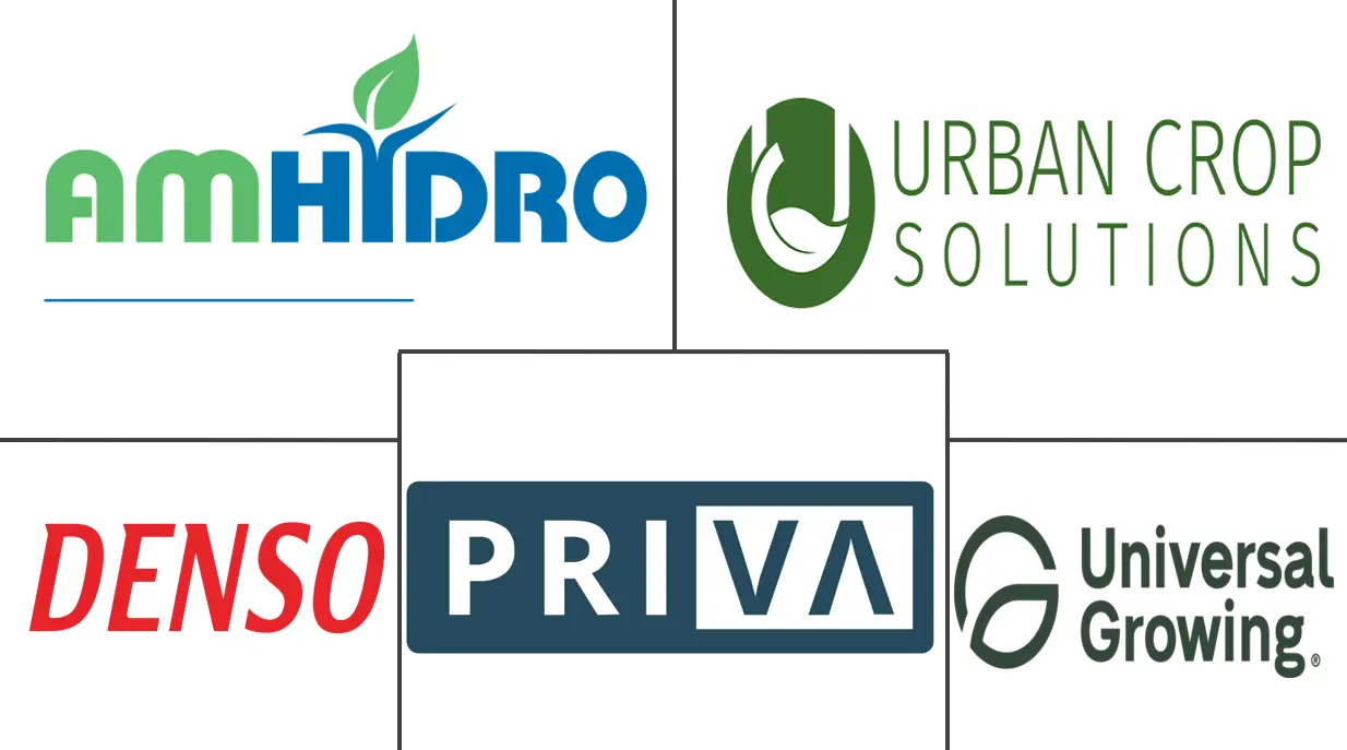 Principaux acteurs dans Marché de l'Hydroponie en Amérique du Sud industrie