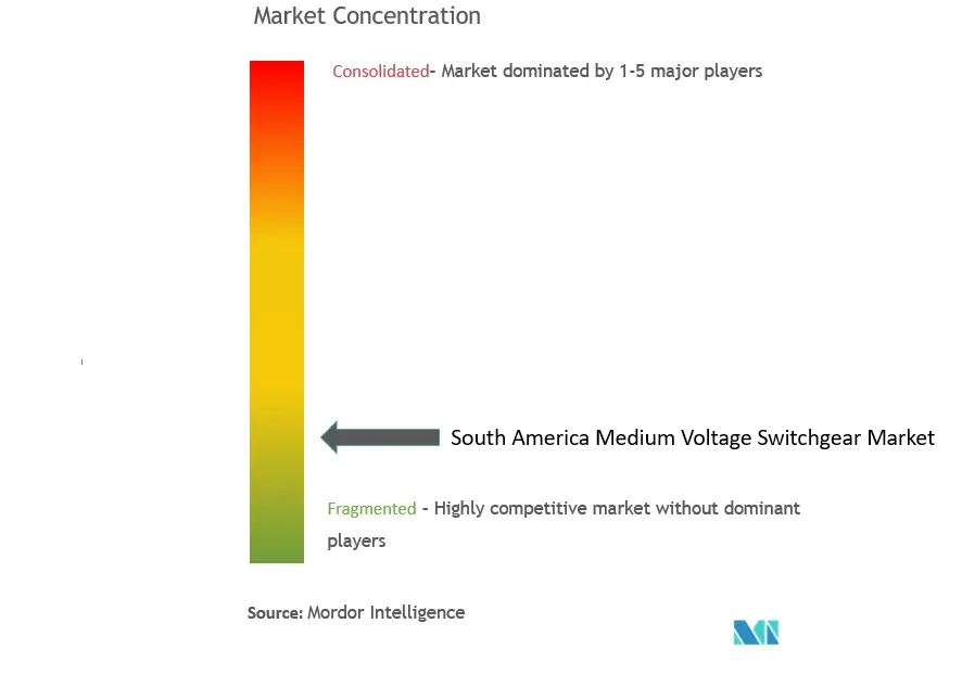 南米高圧開閉装置市場集中度