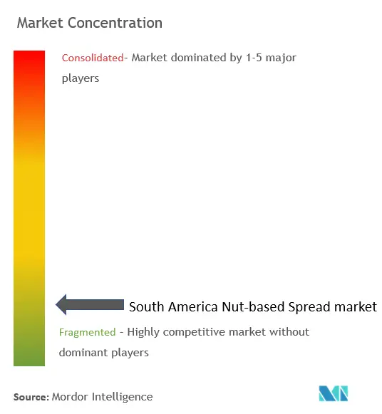 南米ナッツベースのスプレッド市場集中度