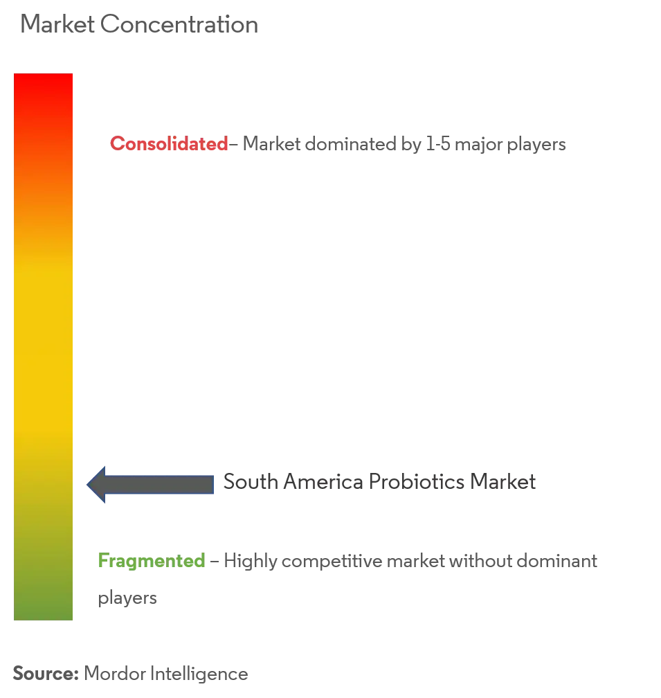 South America Probiotics Market Concentration