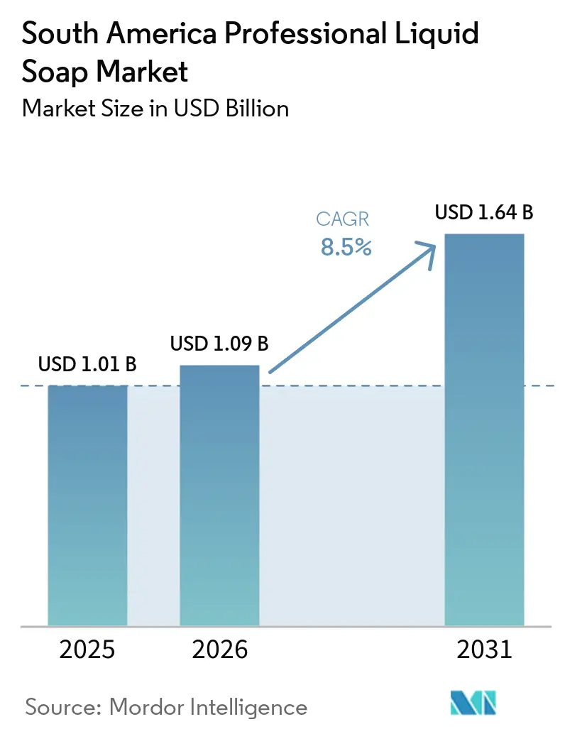 South America Professional Liquid Soap Market Size