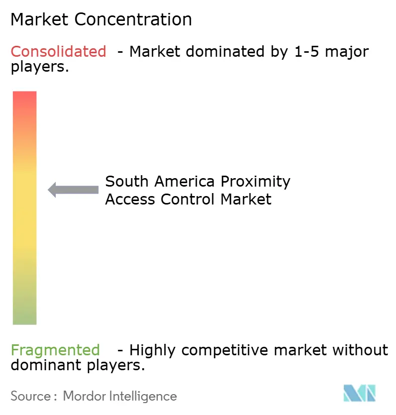 South America Proximity Access Control Market Concentration