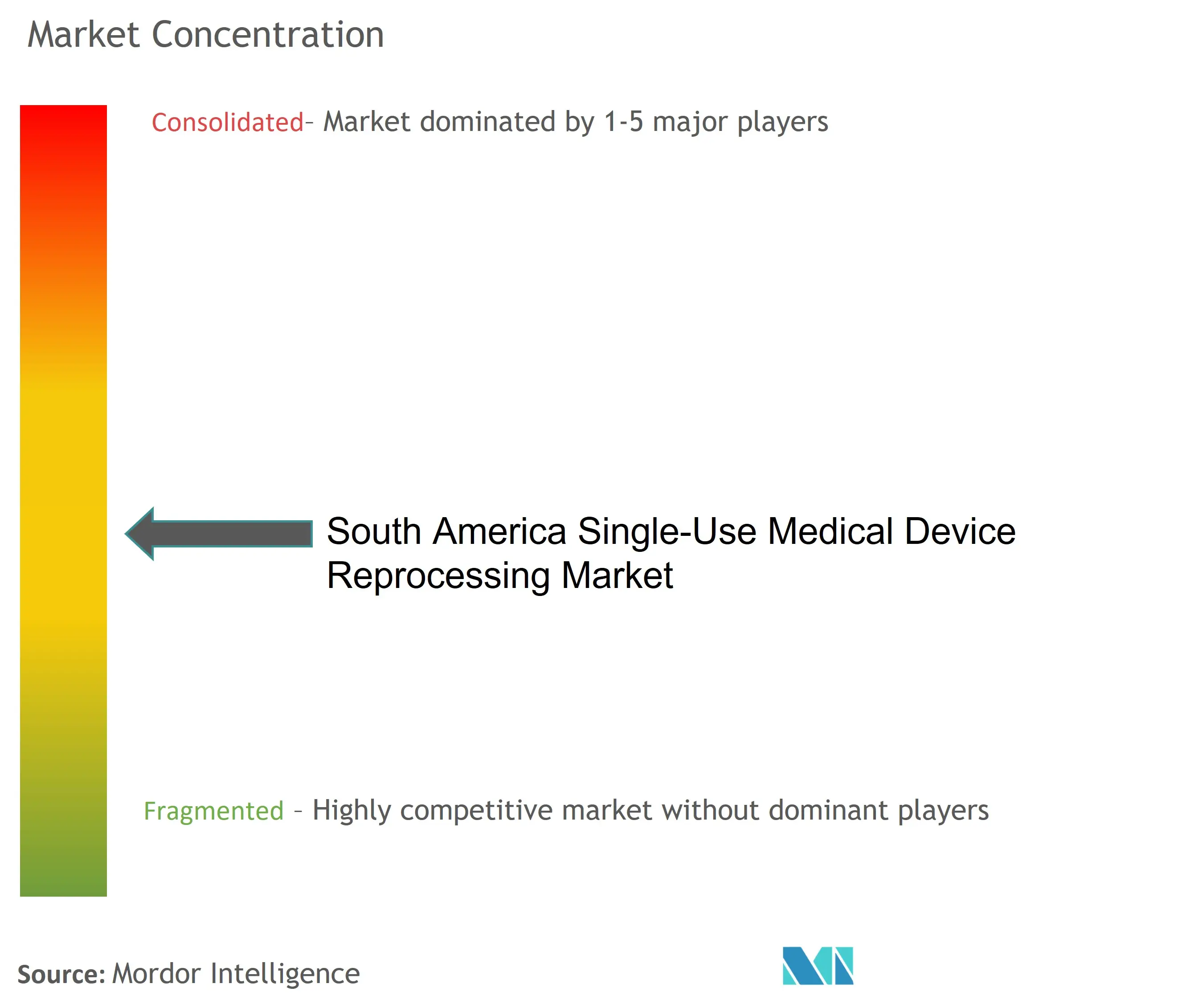 South America Single-Use Medical Device Reprocessing Market Concentration