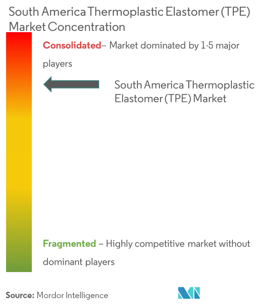 Market Concentration - South America Thermoplastic Elastomer (TPE) Market.png