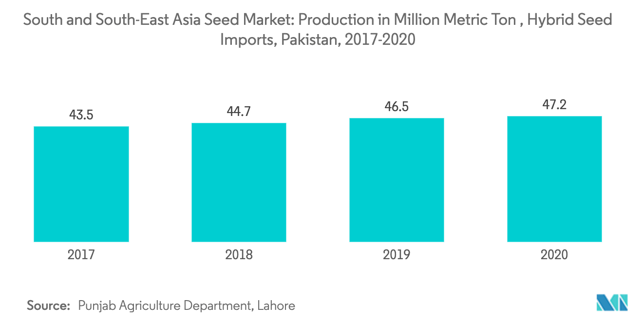 Mercado de semillas de Asia meridional y sudoriental
