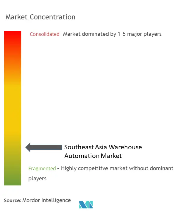 Southeast Asia Warehouse Automation Market Concentration