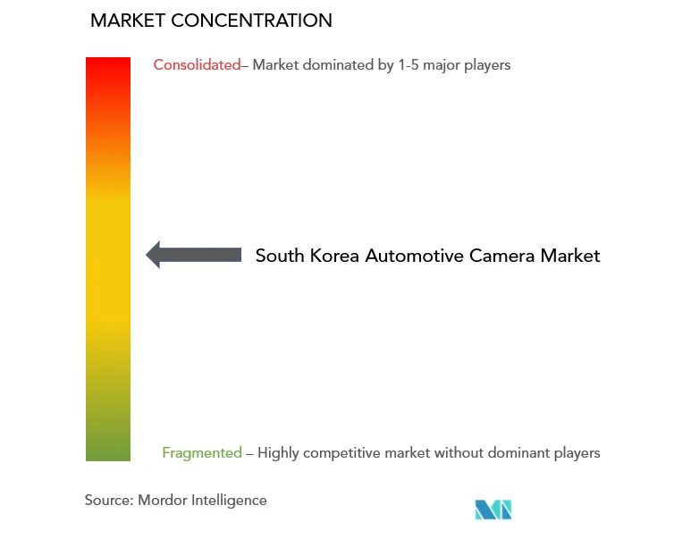 South Korea Automotive Camera Market Concentration