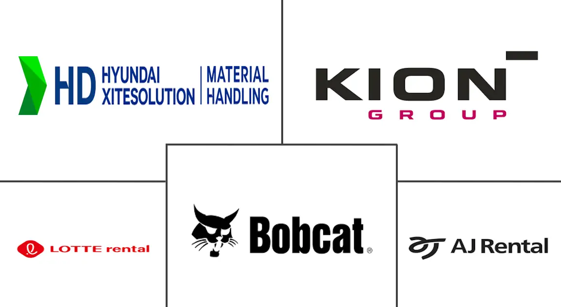 Major players in South Korea Forklift Rental industry