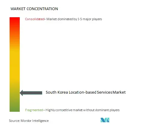 South Korea Location-based Services Market Concentration