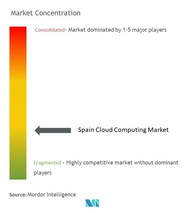 Spain Cloud Computing Market Concentration