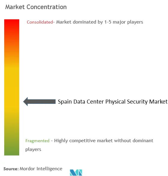 Spain Data Center Physical Security Market Concentration