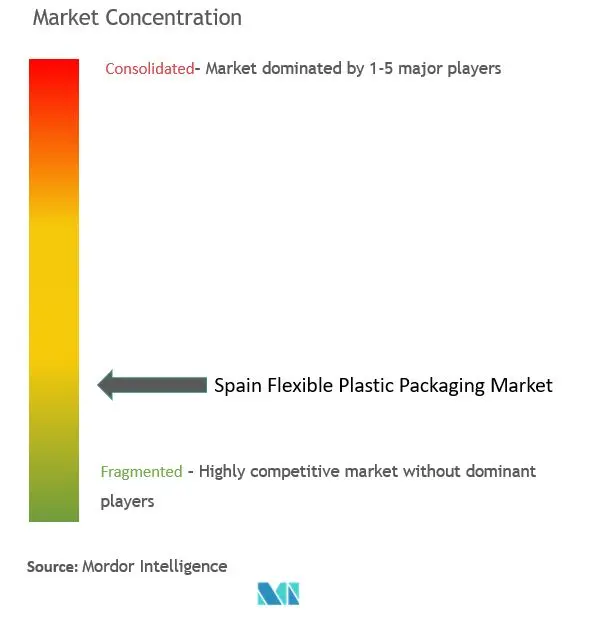 Spain Flexible Plastic Packaging Market Concentration