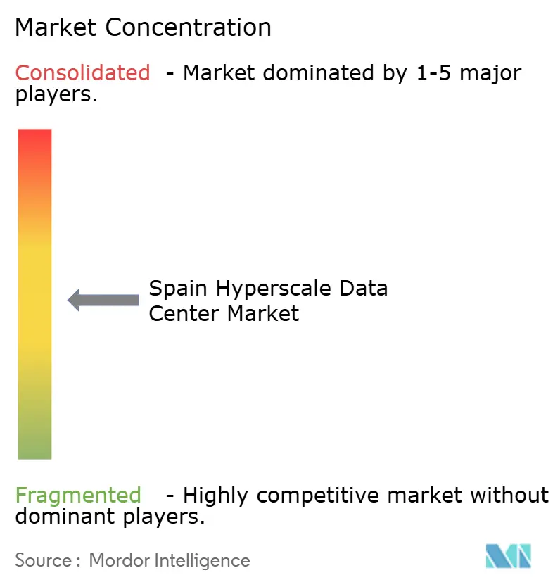 Spain Hyperscale  Data Center Market Concentration