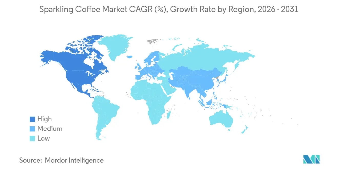 Sparkling Coffee Market Growth Rate by Region