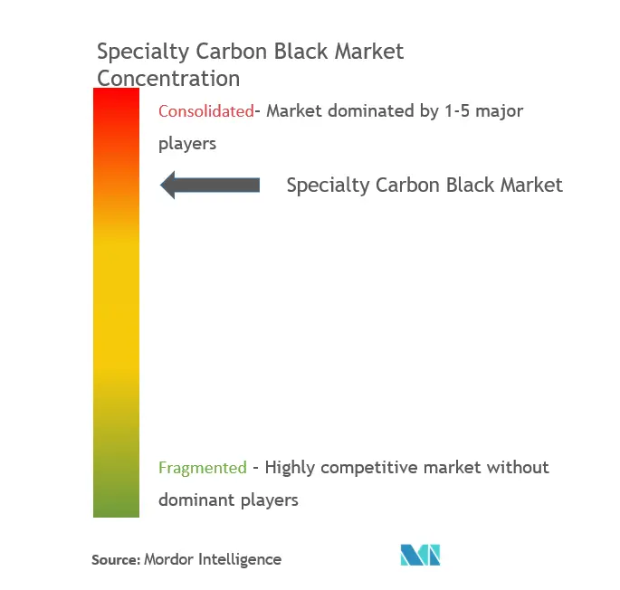 Specialty Carbon Black Market - Market Concentration