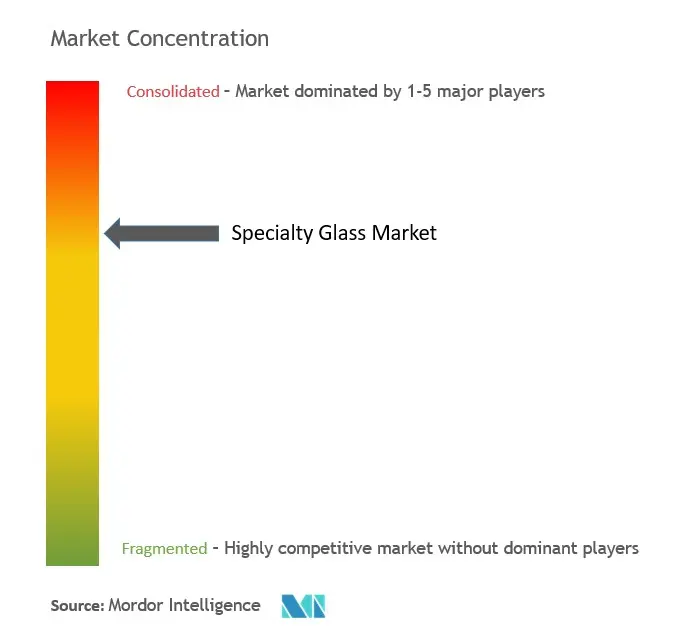 Specialty Glass Market Concentration