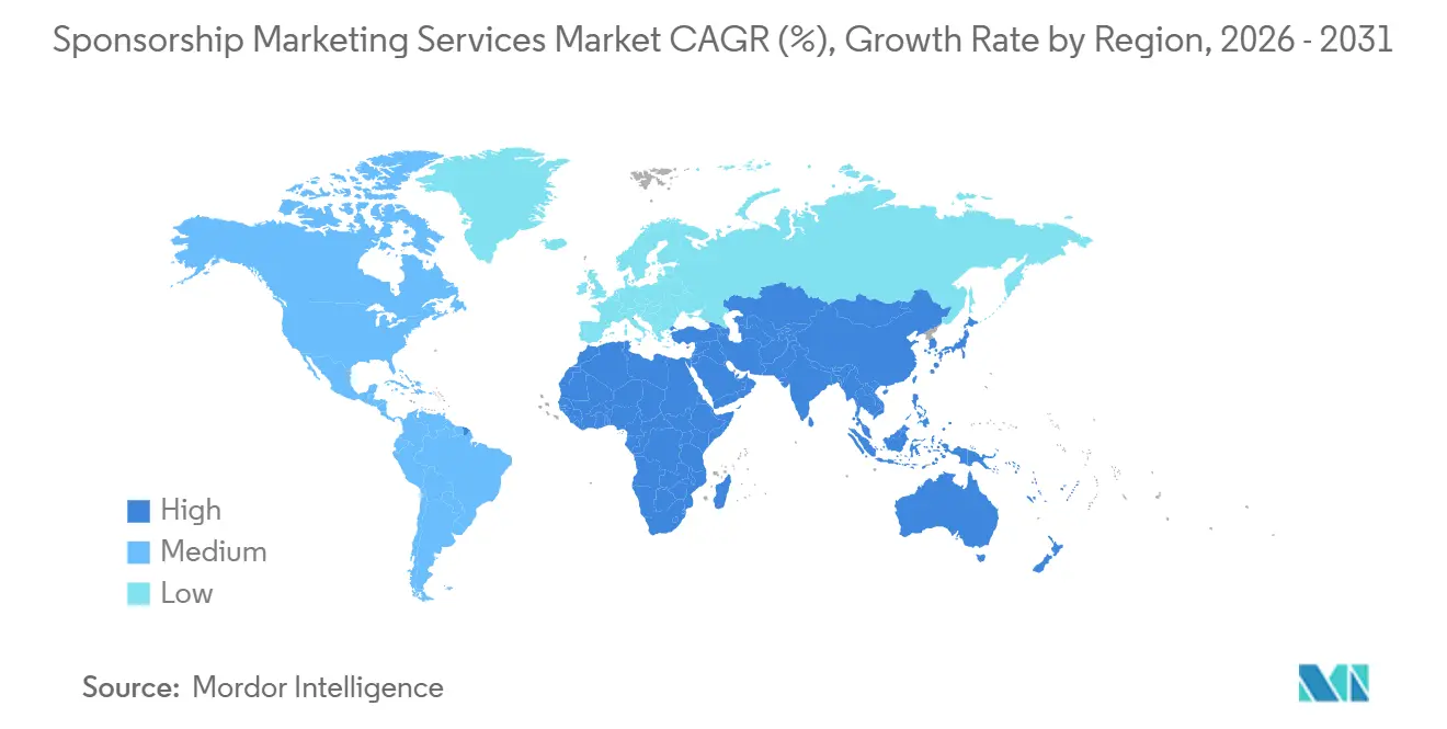 Sponsorship Marketing Services Market Growth Rate by Region