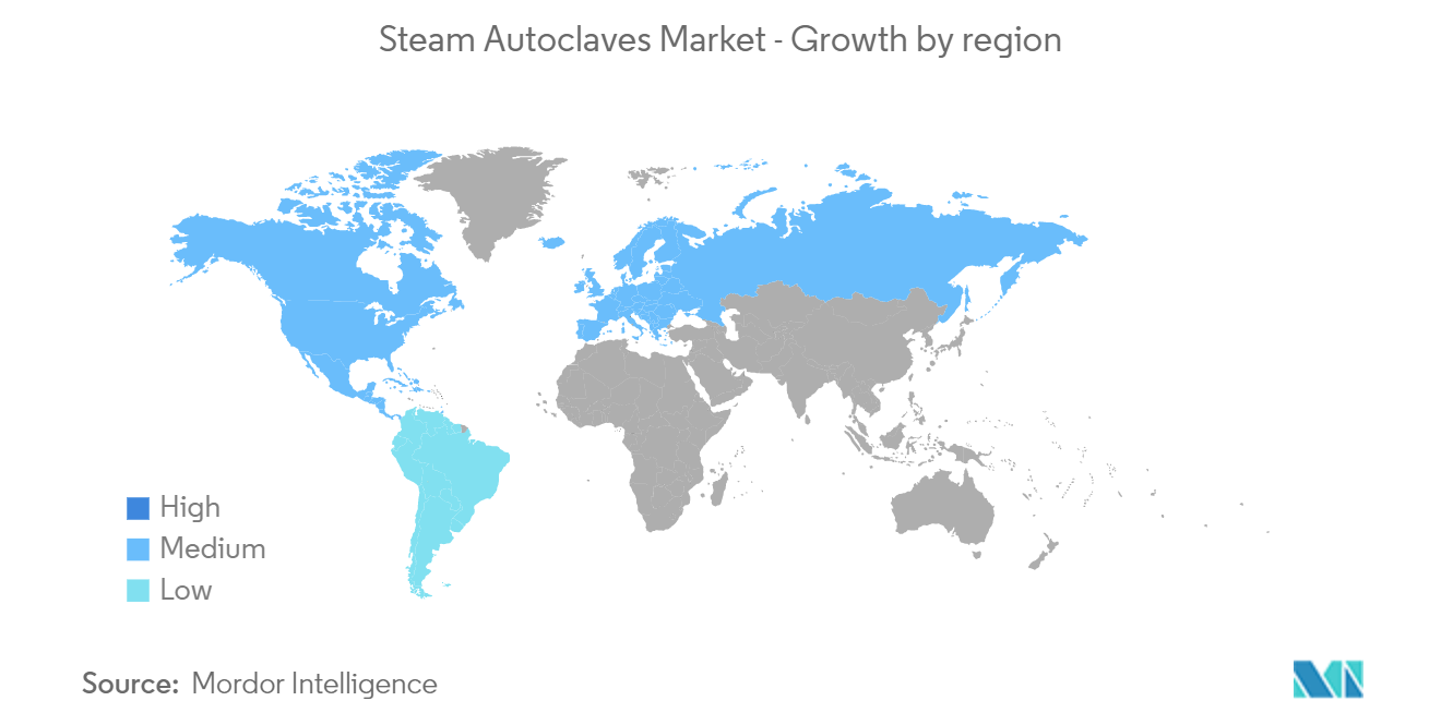 蒸気オートクレーブ市場：地域別成長率