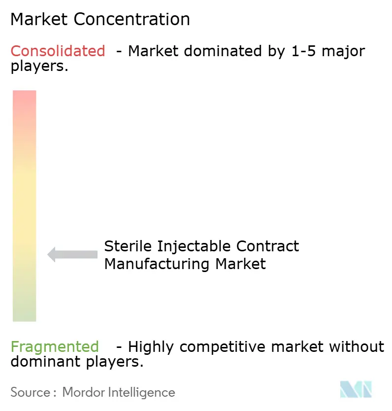 Sterile Injectable Contract Manufacturing Market Concentration