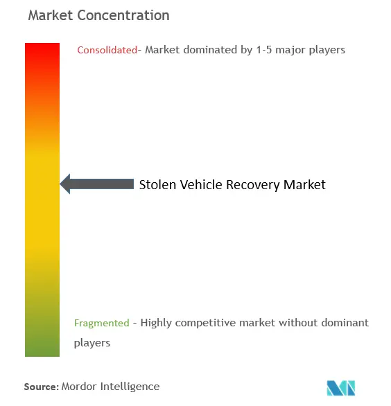 Stolen Vehicle Recovery Market Concentration