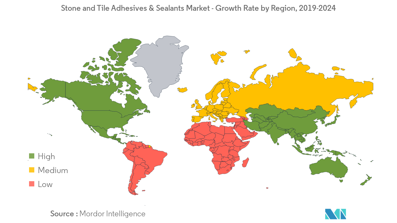 Stone and Tile Adhesives and Sealants Market Growth by Region