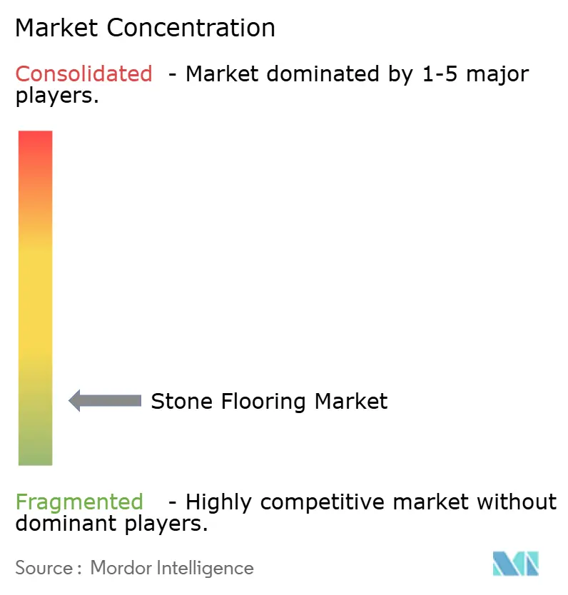 Stone Flooring Market Concentaration
