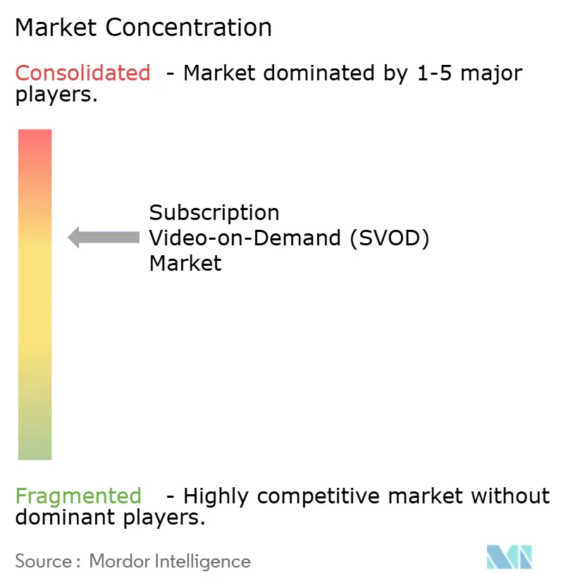 Subscription Video-on-Demand (SVOD) Market Concentration