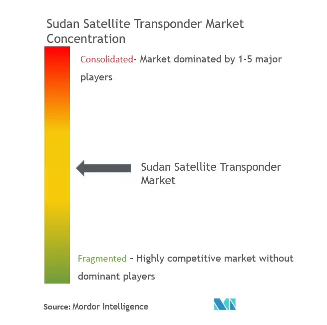 Sudan Satellite Transponder Market Concentration