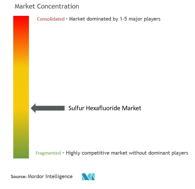 Sulfur Hexafluoride Market Concentration