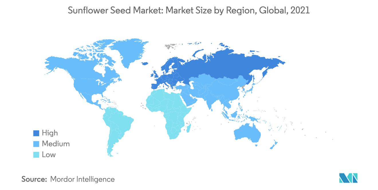 Global Sunflower Seed Market - Market Size by Region