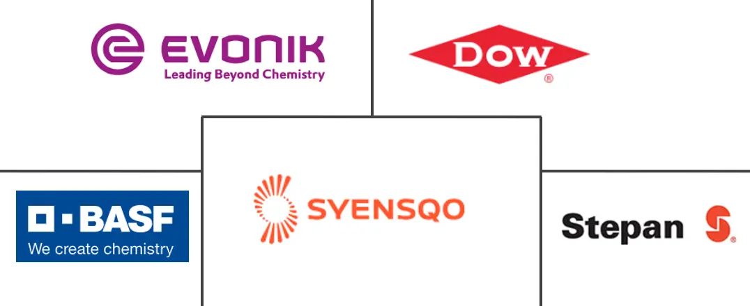 Major players in Surfactants industry