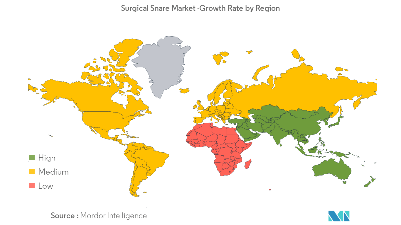 Marché des caisses claires chirurgicales – Croissance par région