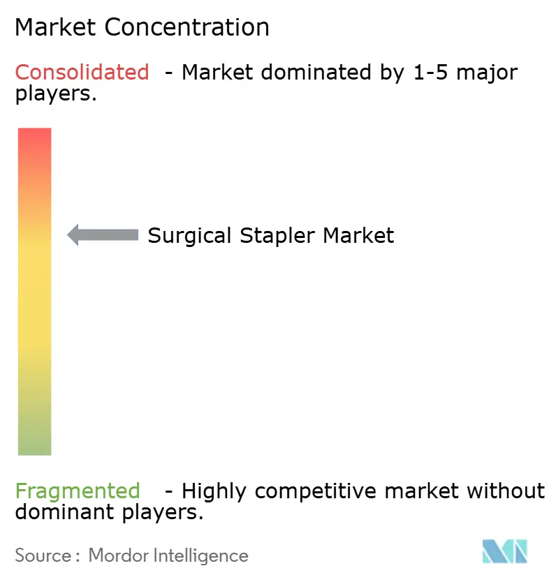 Surgical Stapler Market Concentration