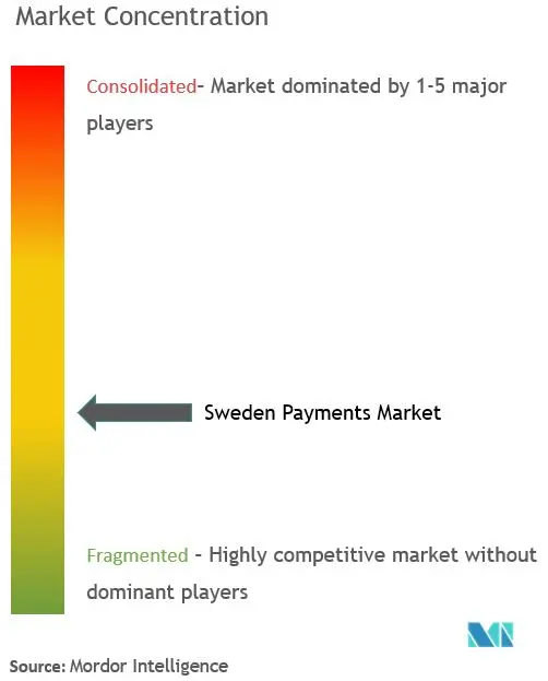 Sweden Payments Market Concentration