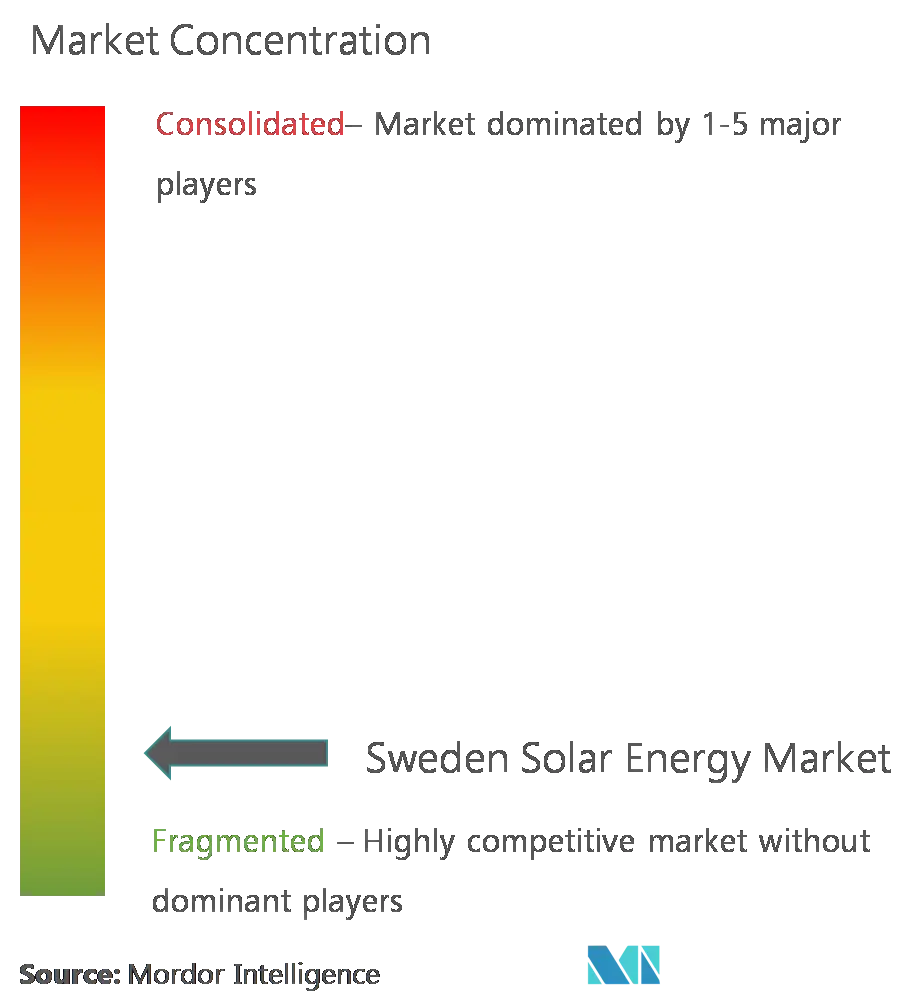 Sweden Solar Energy Market  Concentration