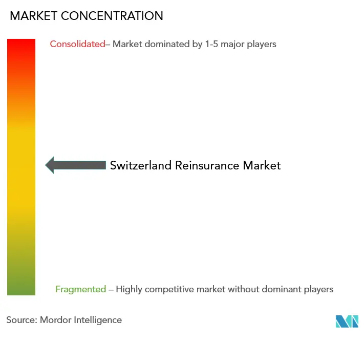 Switzerland Reinsurance Market Concentration