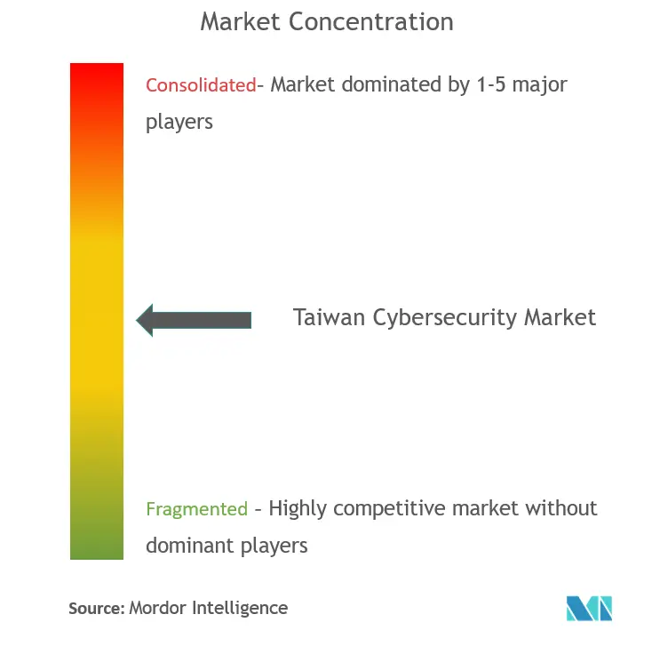 Taiwan Cybersecurity Market Concentration