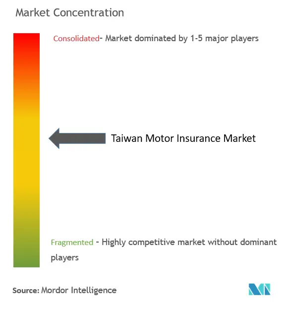 Taiwan Motor Insurance Market Concentration