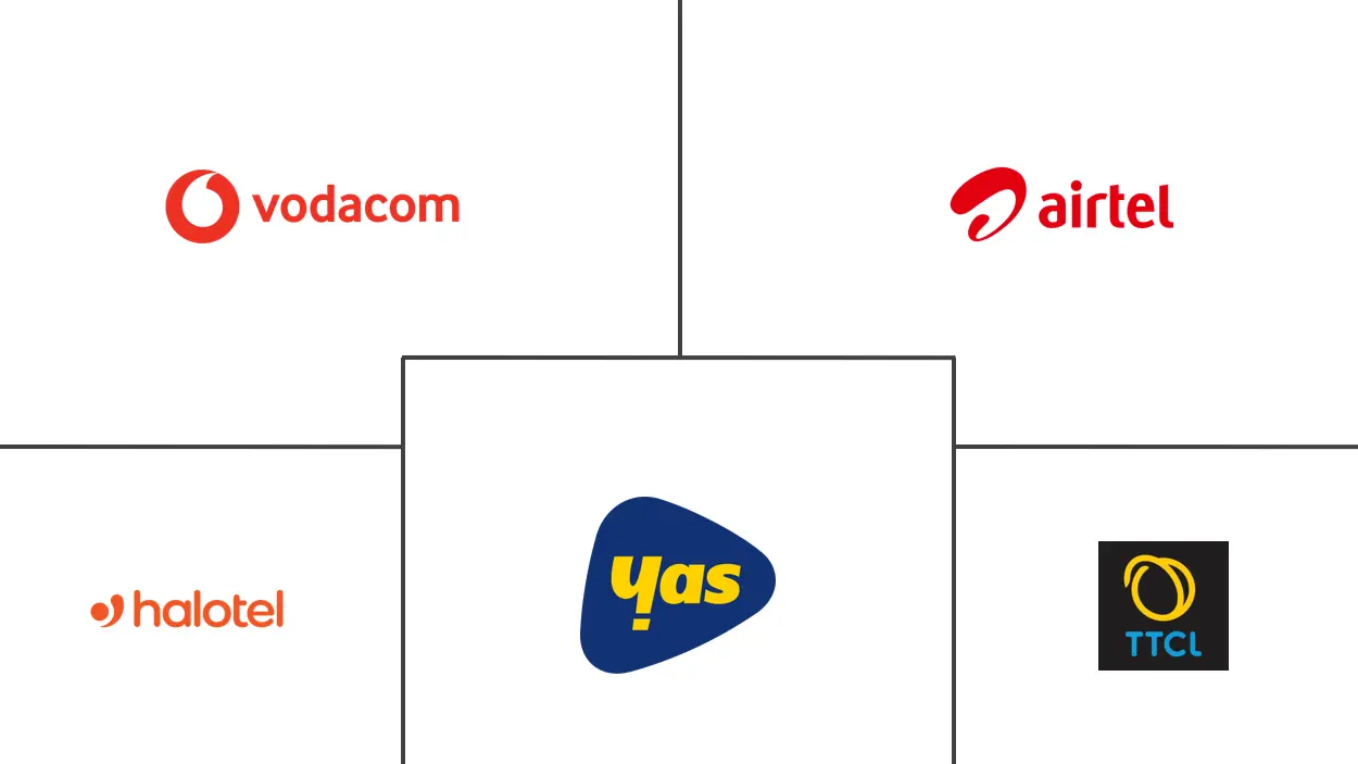 Major players in Tanzania Telecom MNO industry