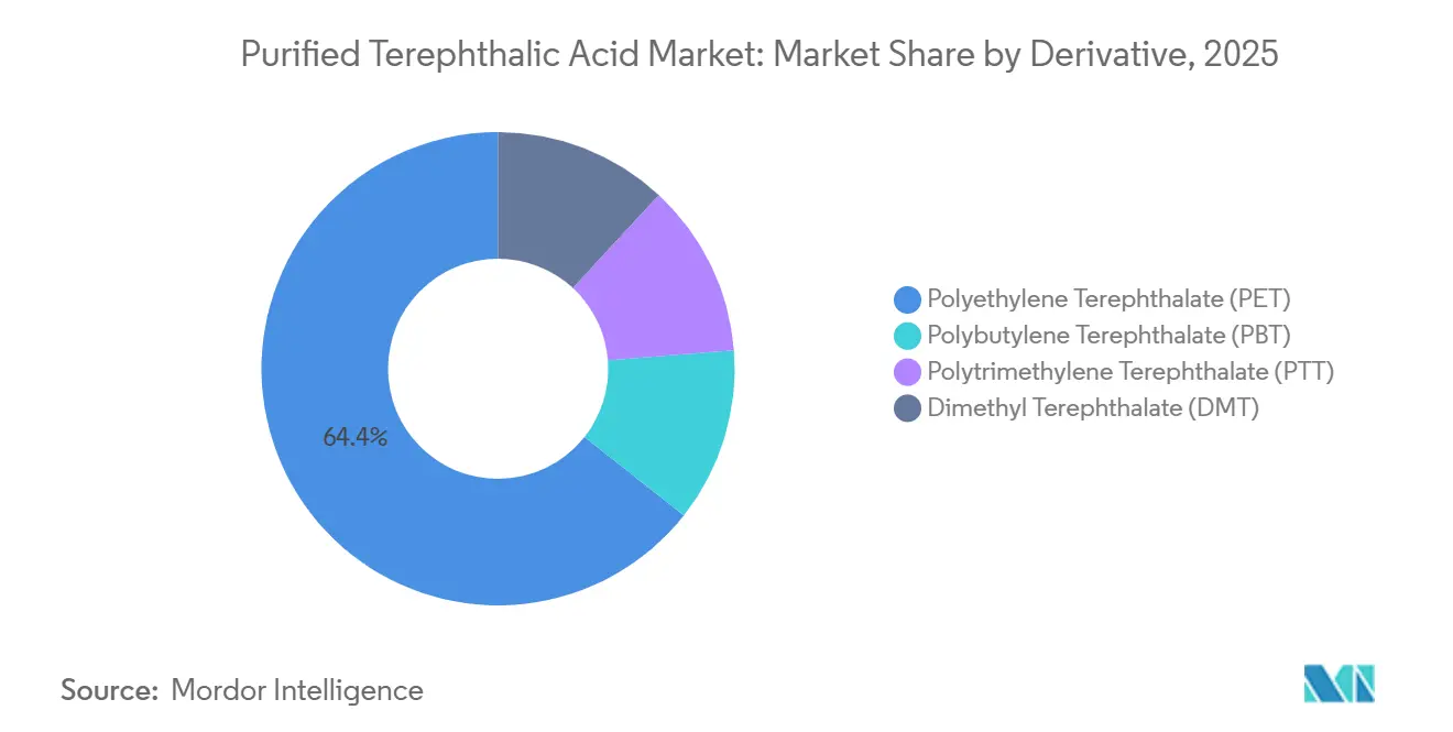 Purified Terephthalic Acid Market: Market Share by Derivative