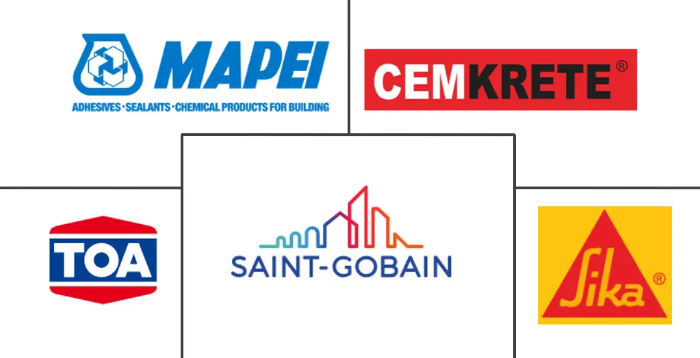 인터넷 바카라 건설화학 산업의 주요 기업