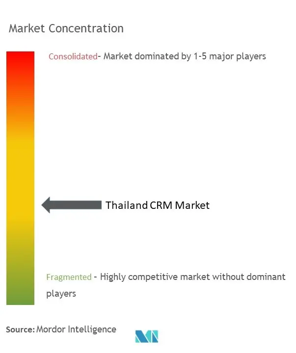 Thailand CRM Market Concentration