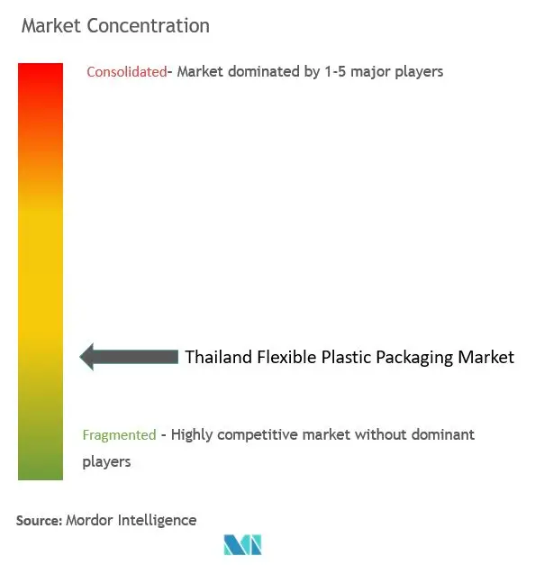 Thailand Flexible Plastic Packaging Market Concentration